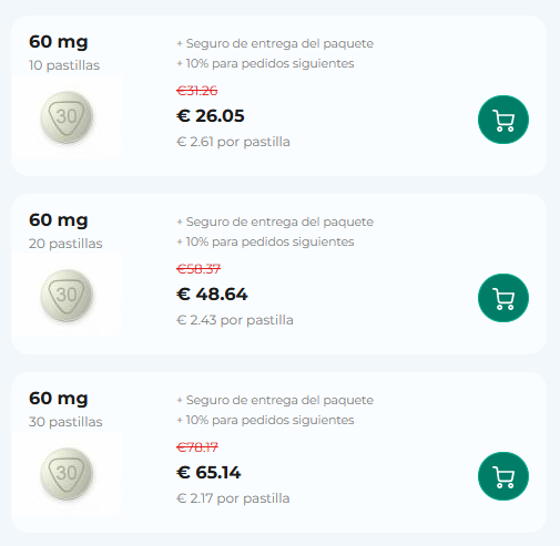 dapoxetine 60 es